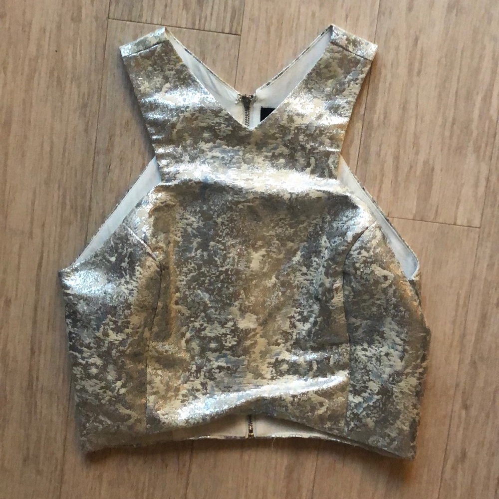 Jacquard Crop Top